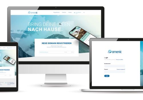 Amenic mit neuem Webauftritt